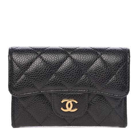 chanel caviar quilted flap card holder wallet|CHANEL Caviar Quilted Flap Card Holder Wallet Light Blue .